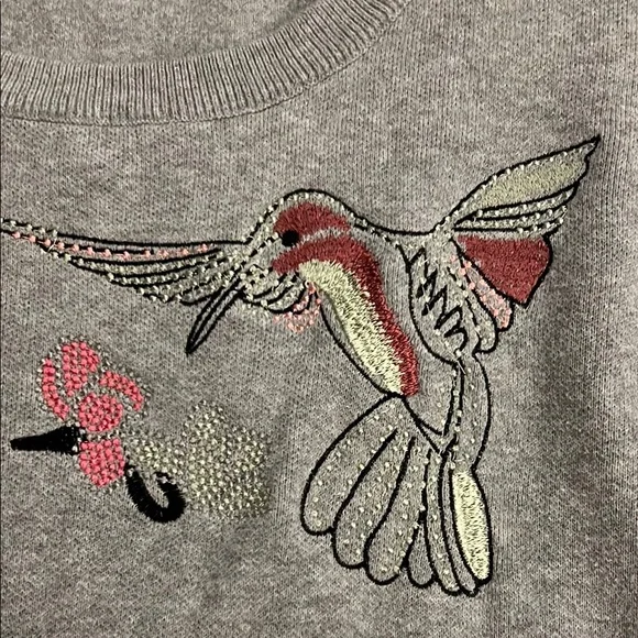 cotton Hummingbird Sweater - Picture 4 of 4